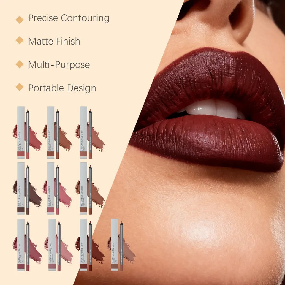 Perfect Multi Color Lipliner Pencil Matte Texture Smooth Drawing Lasting Wear Define Lip Outline Lip Liner Pens Series Lipstick